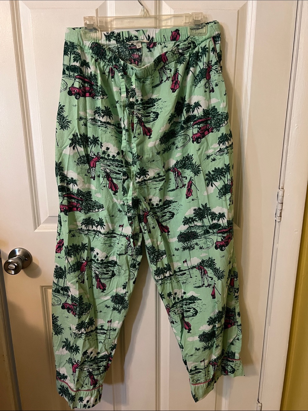Printfresh Golf Toile Cropped Pajama Pants